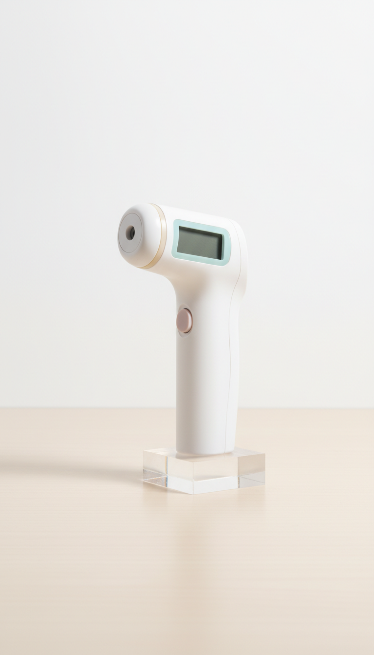 Digital Forehead Thermometer with Backlit Display